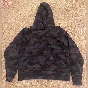 Lululemon loungeful hoodie. Black camo. Size 4